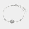 Bracciale in Argento 925 kate con zircone trasparente