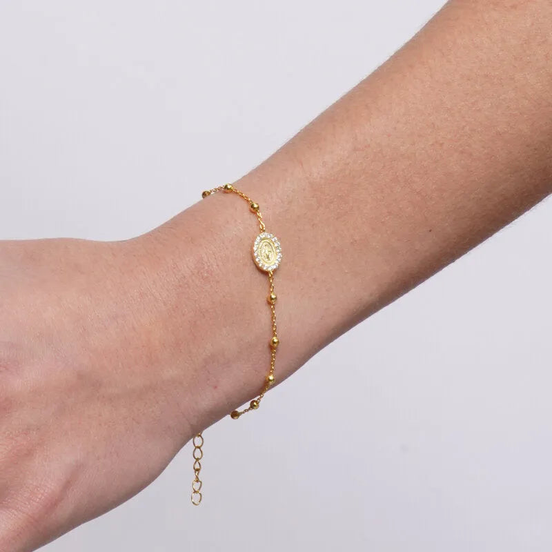 Bracciale in Argento 925 Madonna - BYSIMON gioielli