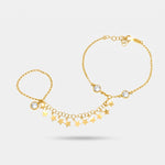 Baciamano in Argento con stelle pendenti BYSIMON - gioiello BySimon