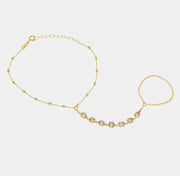 Baciamano in Argento con cristalli