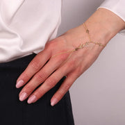 Baciamano in Argento con stelle