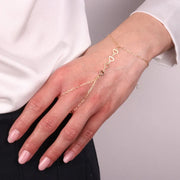 Baciamano in Argento con cuori