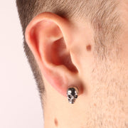 Orecchini in Acciaio a forma di teschio