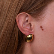 Orecchini in Acciaio a lobo ovali