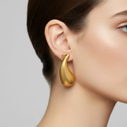 Orecchini in Acciaio a goccia sottile