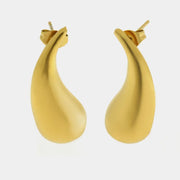 Orecchini in Acciaio a goccia sottile