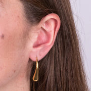 Orecchini in Acciaio pendenti goccia allungata