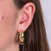 Orecchini in Acciaio semicerchi