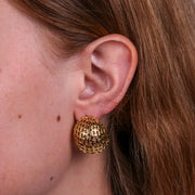 Orecchini in Acciaio a lobo  retati