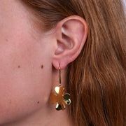 Orecchini in Acciaio con quadrifoglio