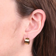 Orecchini in Acciaio cerchio liscio