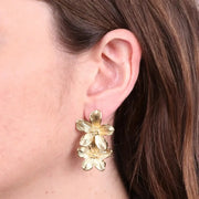 Orecchini in Acciaio con fiori