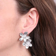 Orecchini in Acciaio con fiori