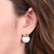 Orecchini in Acciaio con perla