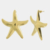 Orecchini in Acciaio a lobo stella marina