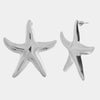 Orecchini in Acciaio a lobo stella marina