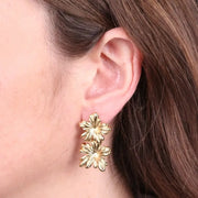 Orecchini in Acciaio con fiori