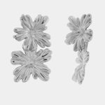 Orecchini in Acciaio con fiori - BYSIMON gioielli