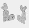 Orecchini in Acciaio con cuori