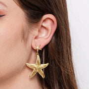 Orecchini in Acciaio stella marina - BYSIMON gioielli