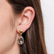 Orecchini in Acciaio goccia fume - BYSIMON gioielli