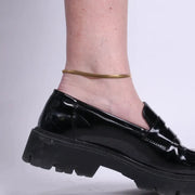 Cavigliera in Acciaio conppia catena a serpente