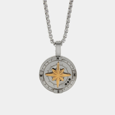 Collana in Acciaio con ciondolo rosa venti IJEWEL - gioiello BySimon
