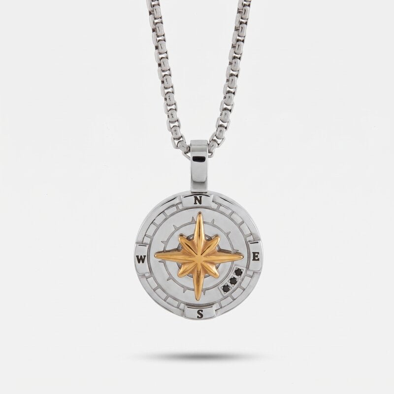 Collana in Acciaio con ciondolo rosa venti IJEWEL - gioiello BySimon
