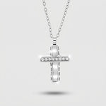 Collana in Acciaio con pendente a forma di croce - BYSIMON gioielli