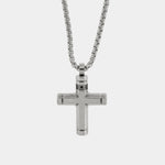 Collana in Acciaio con pendete a forma di croce IJEWEL - gioiello BySimon
