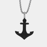 Collana in Acciaio con pendente a forma di ancora