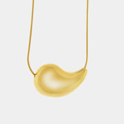 Collana in Acciaio a goccia lucido