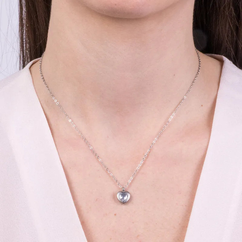 Collana in Acciaio con cuore