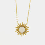 Collana in Acciaio con pendente a forma di sole COEUR - gioiello BySimon