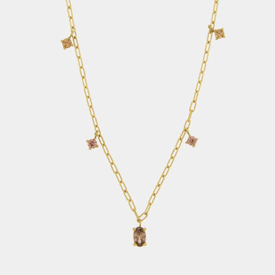Collana in Acciaio con puntiluce