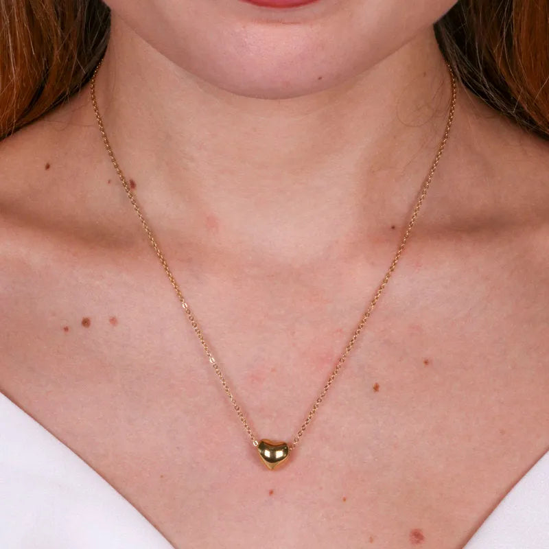 Collana in Acciaio con cuore pendente COEUR - gioiello BySimon