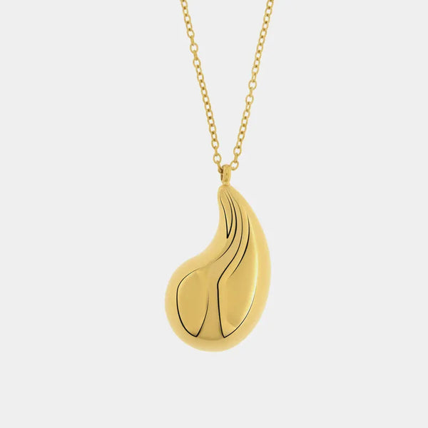 Collana in Acciaio con goccia - BYSIMON gioielli