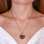 Collana in Acciaio con fiore