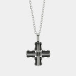 Collana in Acciaio con croce - BYSIMON gioielli