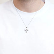 Collana in Acciaio con croce