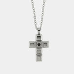 Collana in Acciaio con croce - BYSIMON gioielli