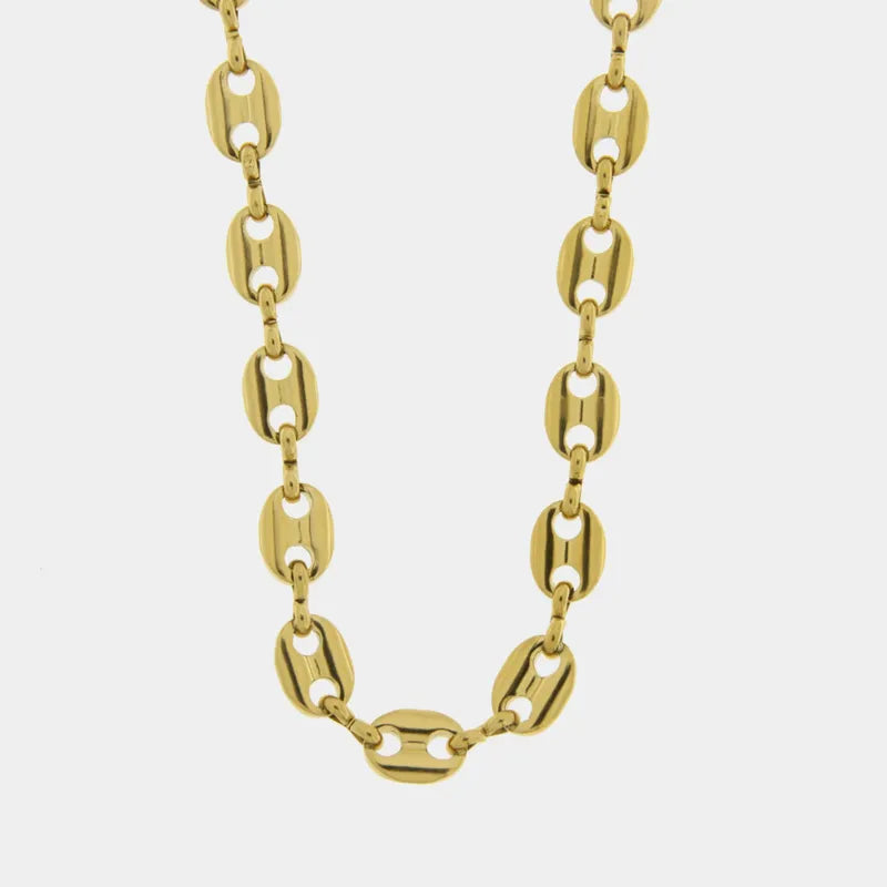 Collana in Acciaio con maglie marine