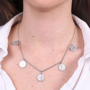 Collana in Acciaio con monete