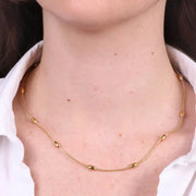 Collana in Acciaio con sfere