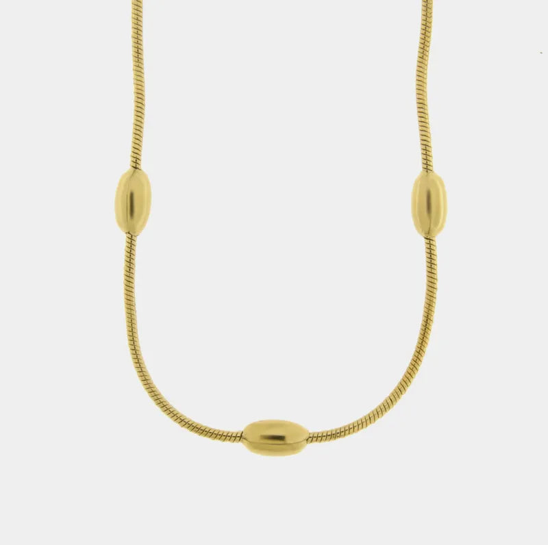 Collana in Acciaio con sfere