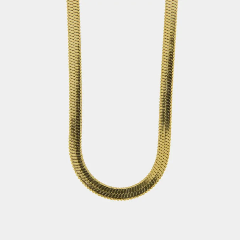 Collana in Acciaio con catena a serpente