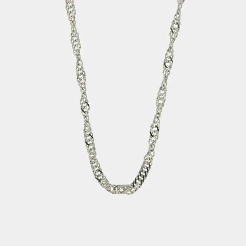 Collana in Acciaio con catene piccole COEUR - gioiello BySimon