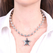 Collana in Acciaio stella