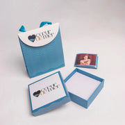 Collana in Acciaio croce bombata