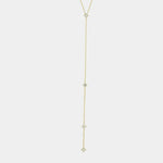 Collana in Acciaio lunga con cristalli - BYSIMON gioielli